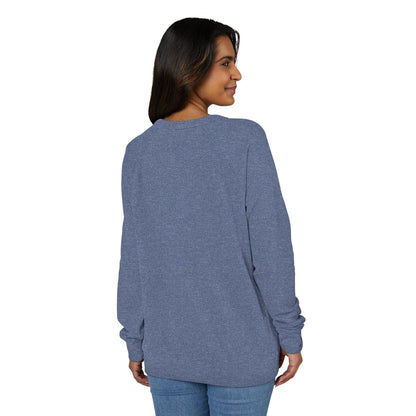 Virgo Zodiac Raglan Sweatshirt – Ethereal Maiden Artwork