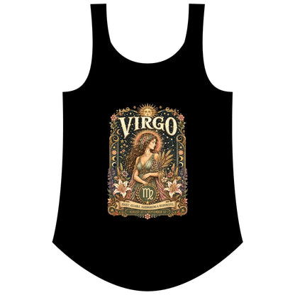 Virgo Zodiac Women's Festival Tank Top – Vintage Maiden Astrology Tank