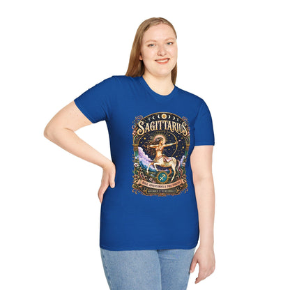 Sagittarius Zodiac Softstyle T-Shirt – Celestial Archer Artwork
