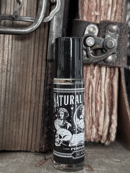 Natural History Perfume Oil Roller | Old Books & Black Tea