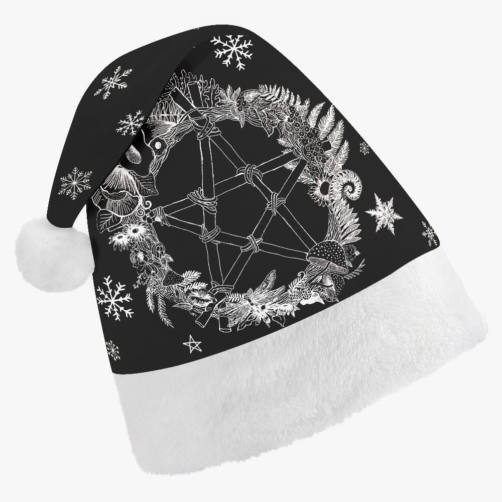 Pagan Pentacle Adult Santa Hat