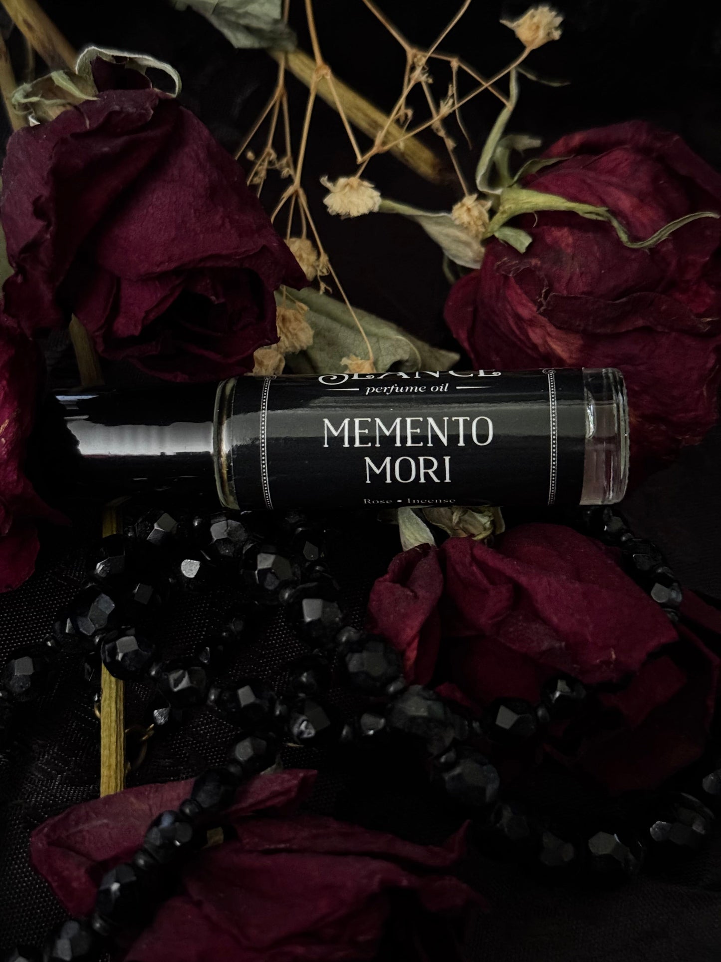 Memento Mori Perfume Oil Roller | Rose & Nag Champa