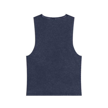 Cancer Zodiac Stonewash Tank Top – Cosmic Crab Artwork