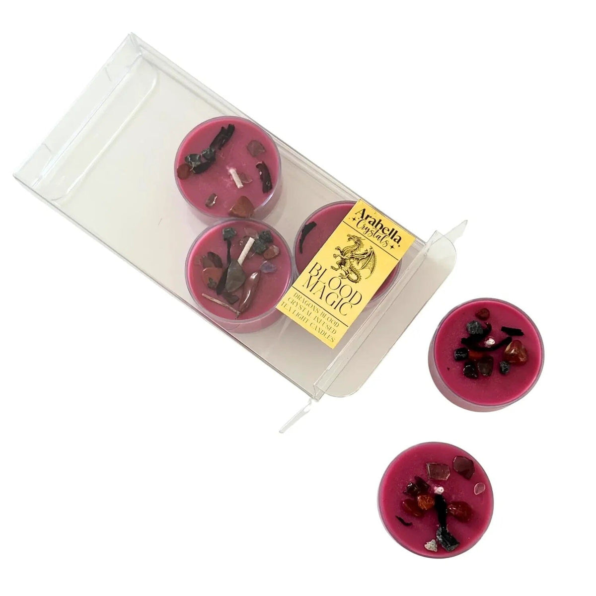 Blood Magic Ritual Tea Light Candle Set