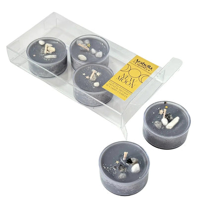 New Moon Ritual Tea Light Candle Set