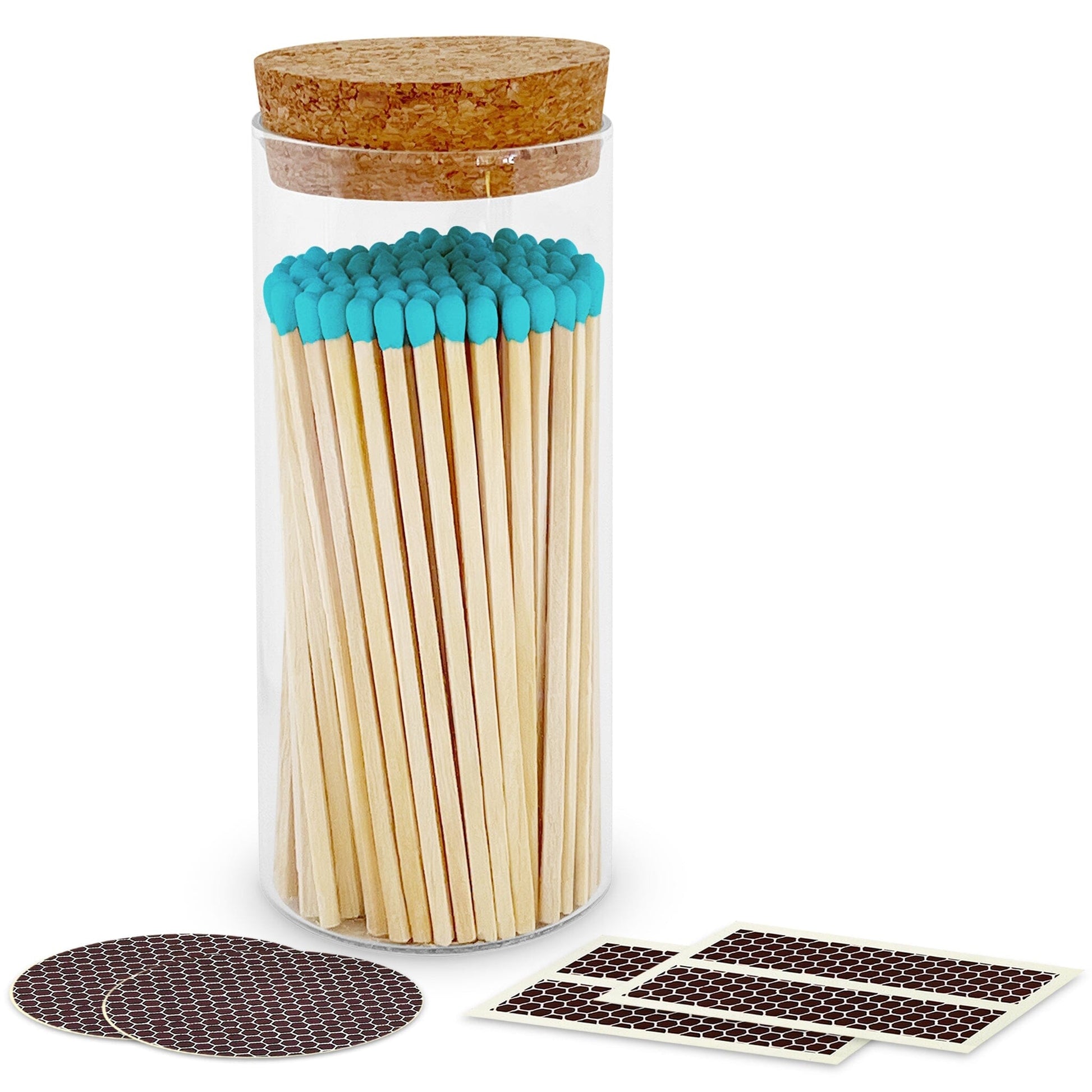 4" Matches in a Large Cork Top Jar - Spirit Nest
