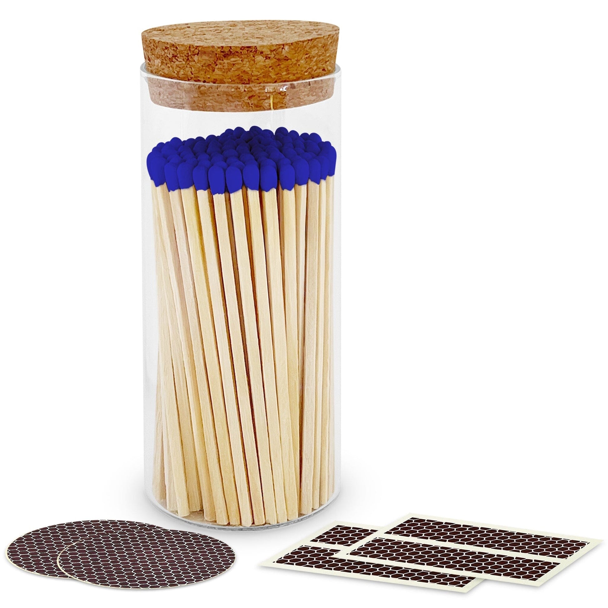 4" Matches in a Large Cork Top Jar - Spirit Nest