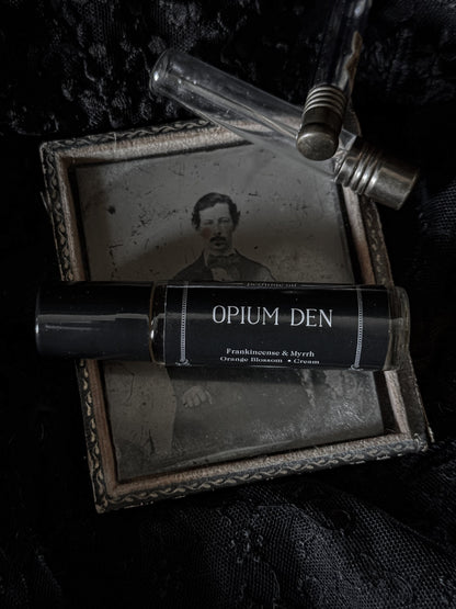 Opium Den Perfume Oil Roller | Frankincense & Orange Blossom