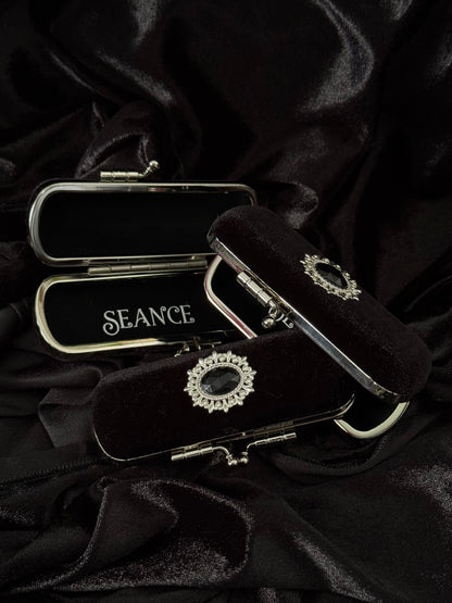 The Mourning Compact Perfume Oil Carry Case | Black Velvet