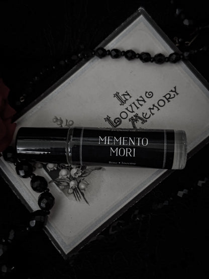 Memento Mori Perfume Oil Roller | Rose & Nag Champa