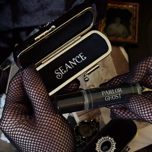 The Mourning Compact Perfume Oil Carry Case | Black Velvet