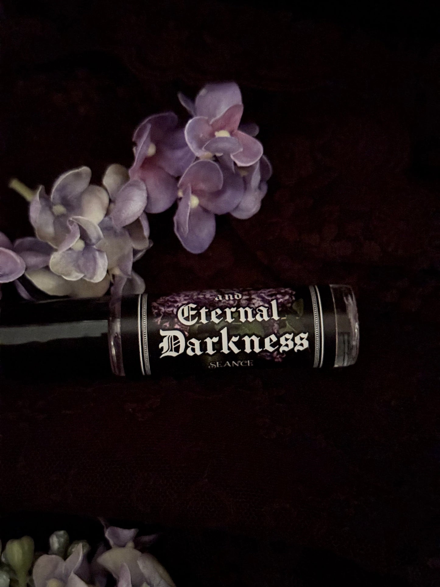 Eternal Darkness Perfume Oil Roller | Lilac & Cream