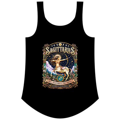 Sagittarius Zodiac Women's Festival Tank Top – Vintage Archer Astrology Tank