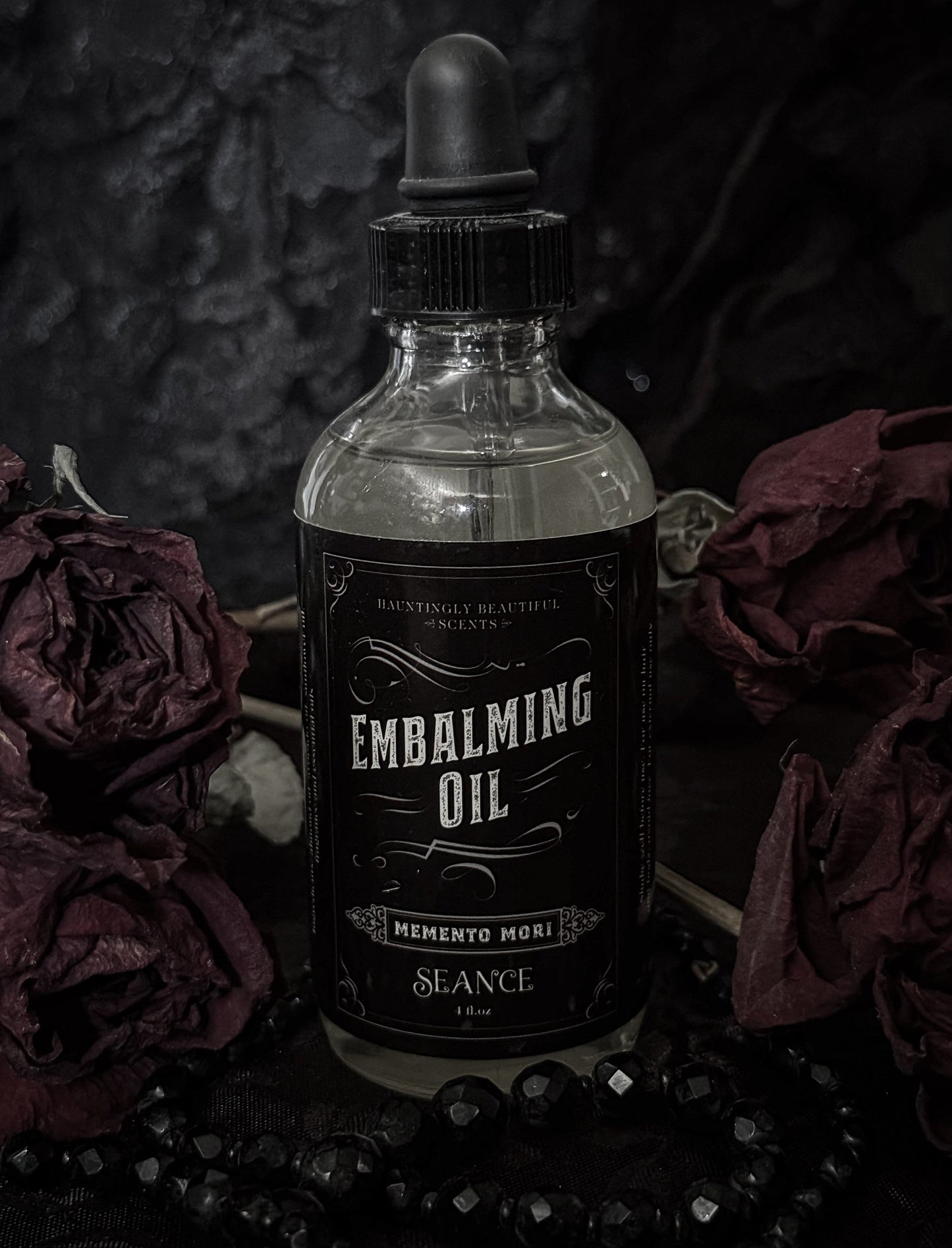 Memento Mori Embalming Lotion Body Oil | Rose & Nag Champa