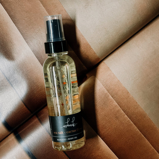 Sea Salt + Cactus Flower Body Oil – Travel Size Hydrating Glow Oil