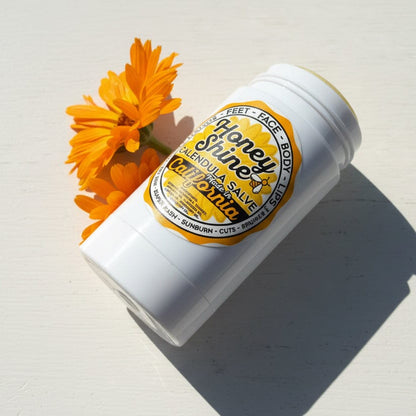 Honey Shine Calendula Salve Stick | Botanical Skin Balm