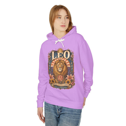 Leo Zodiac Hooded Sweatshirt – Enchanted Lion Artwork