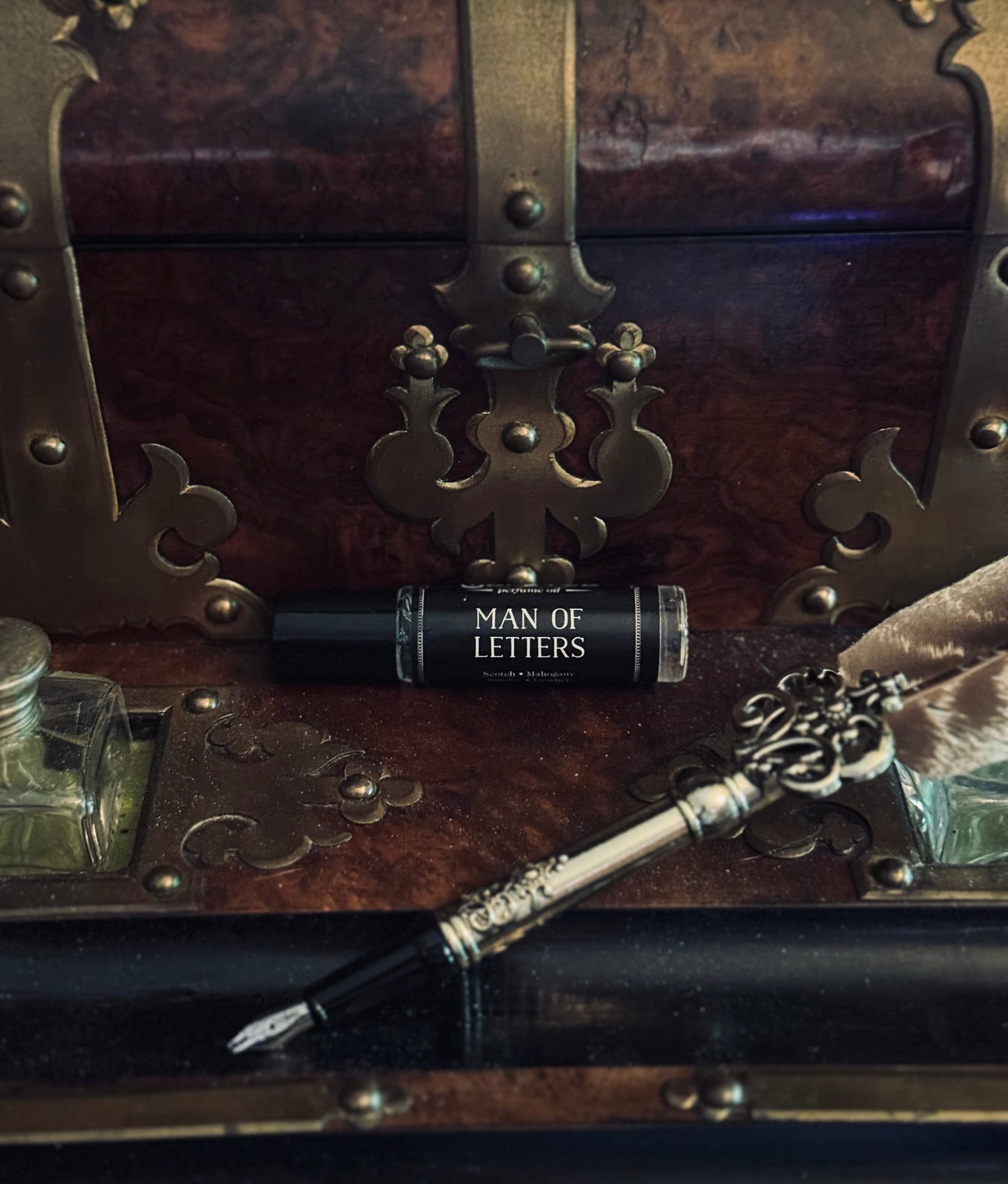 Man Of Letters Perfume Oil Roller | Scotch & Leather