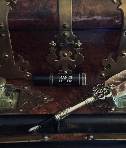 Man Of Letters Perfume Oil Roller | Scotch & Leather