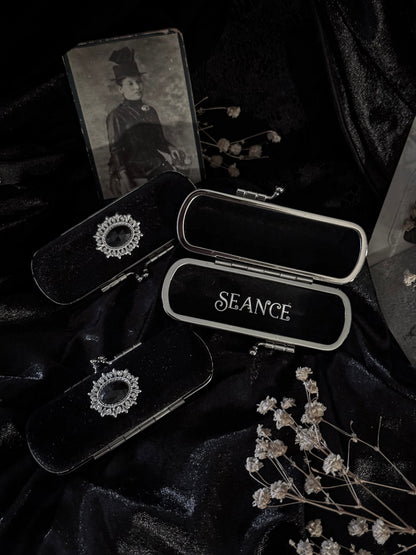 The Mourning Compact Perfume Oil Carry Case | Black Velvet