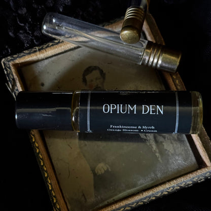 Opium Den Perfume Oil Roller | Frankincense & Orange Blossom