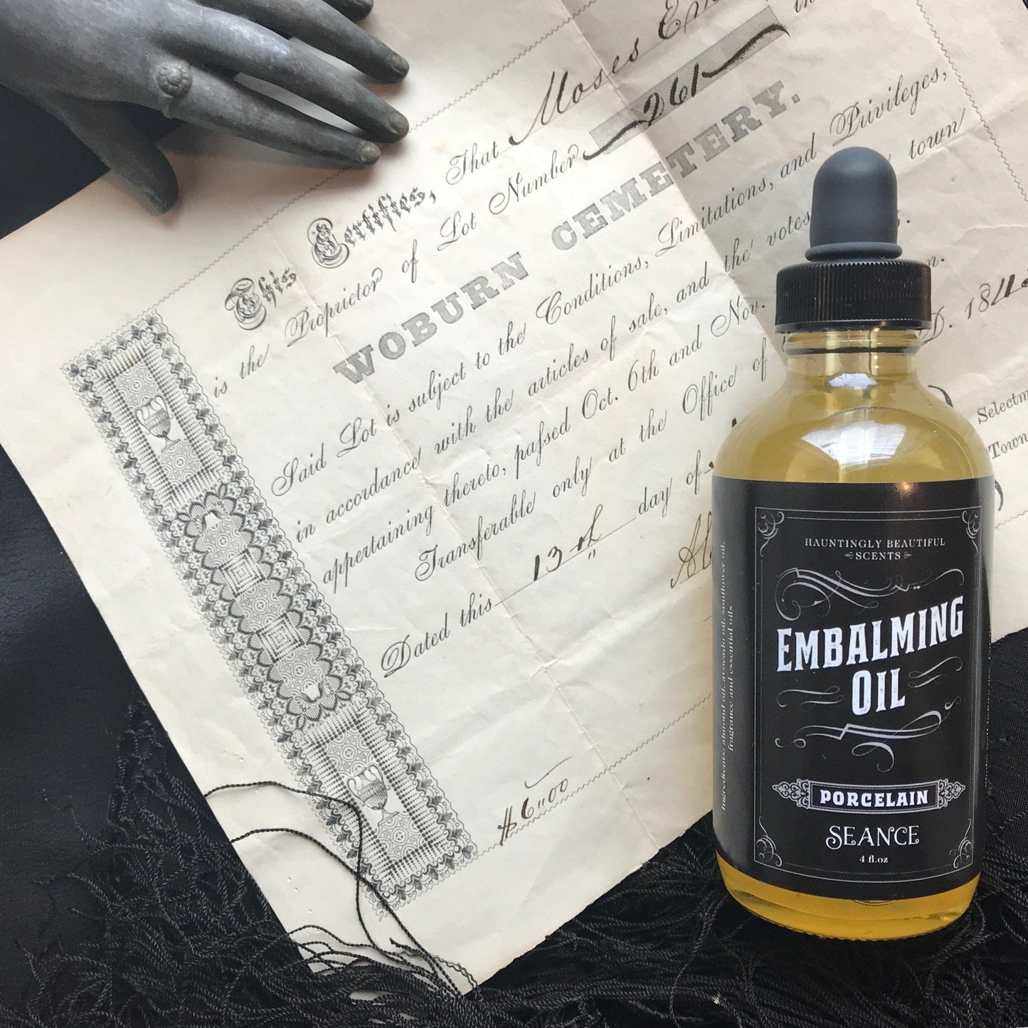 Porcelain Embalming Lotion Body Oil | Vanilla, Walnut & Floral