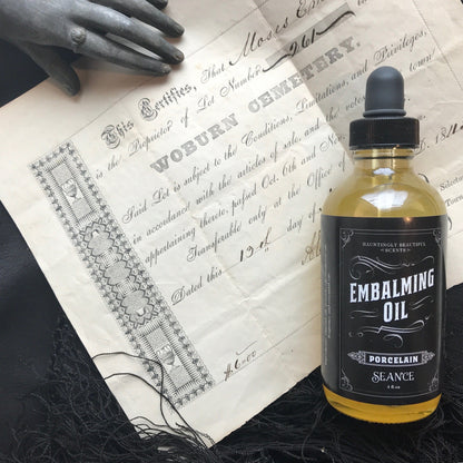 Porcelain Embalming Lotion Body Oil | Vanilla, Walnut & Floral
