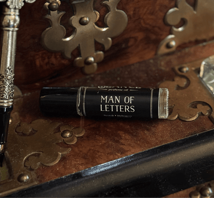 Man Of Letters Perfume Oil Roller | Scotch & Leather