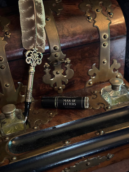 Man Of Letters Perfume Oil Roller | Scotch & Leather