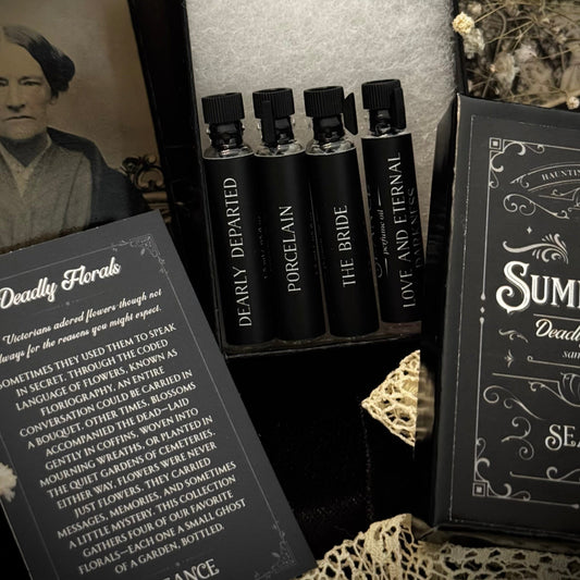 Deadly Florals Perfume Oil Sample Set | Gothic Floral Collection