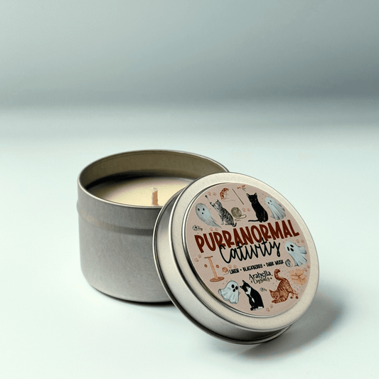 Purranormal Cativity Halloween Candle