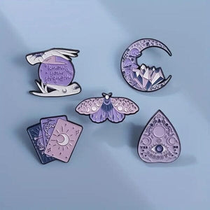 Lavender Witch Essentials Enamel Pin Set