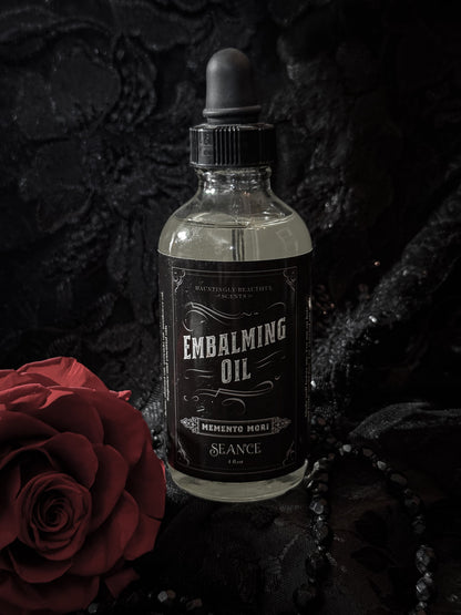 Memento Mori Embalming Lotion Body Oil | Rose & Nag Champa