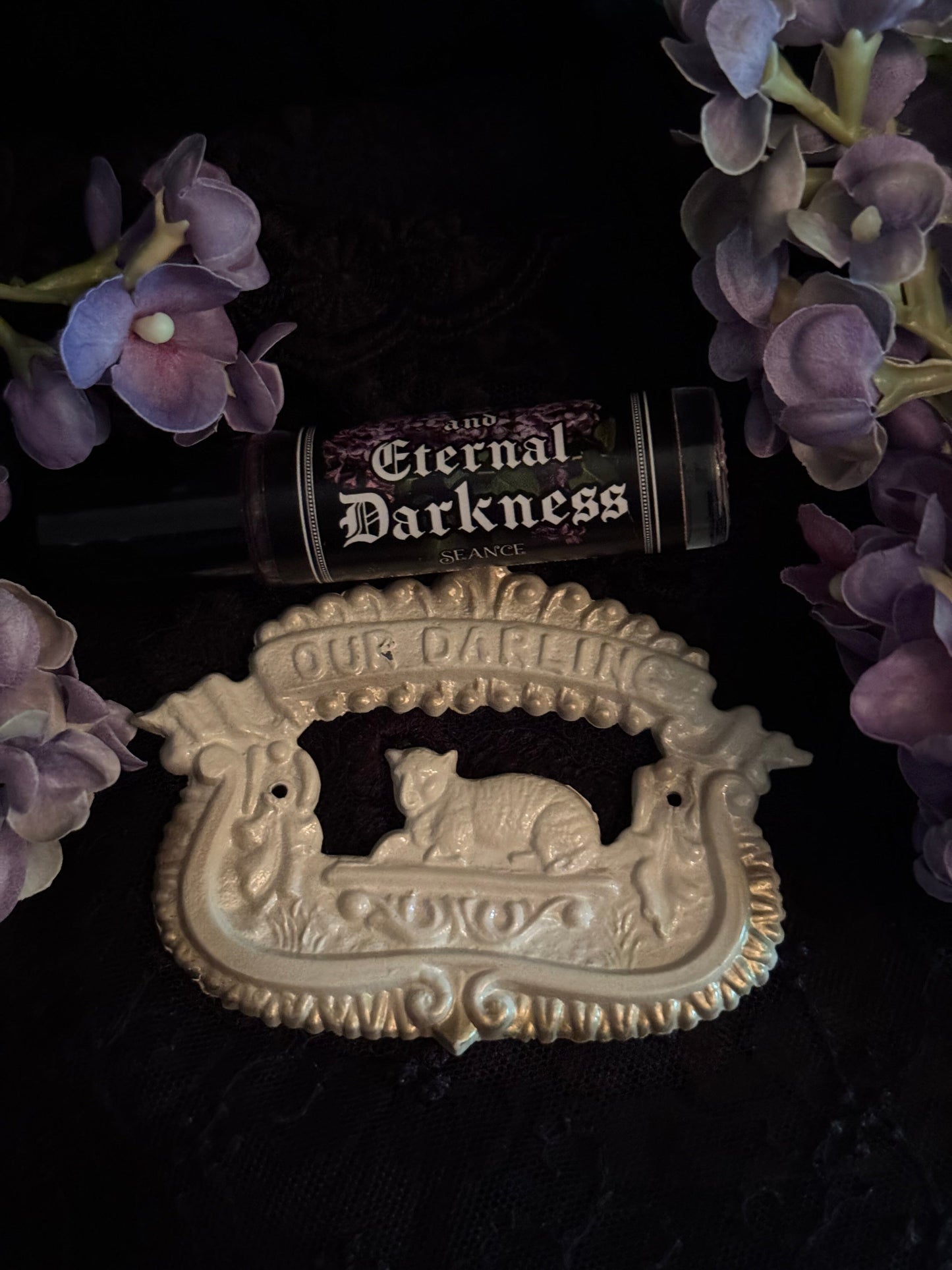Eternal Darkness Perfume Oil Roller | Lilac & Cream