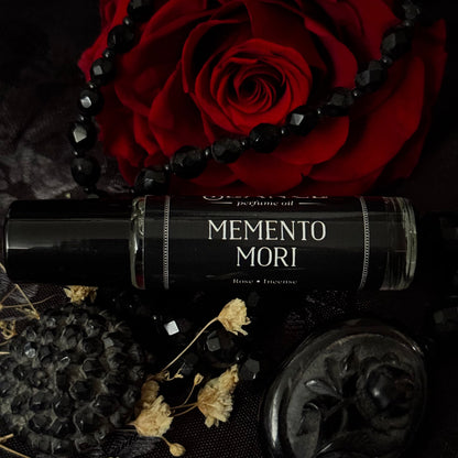 Memento Mori Perfume Oil Roller | Rose & Nag Champa