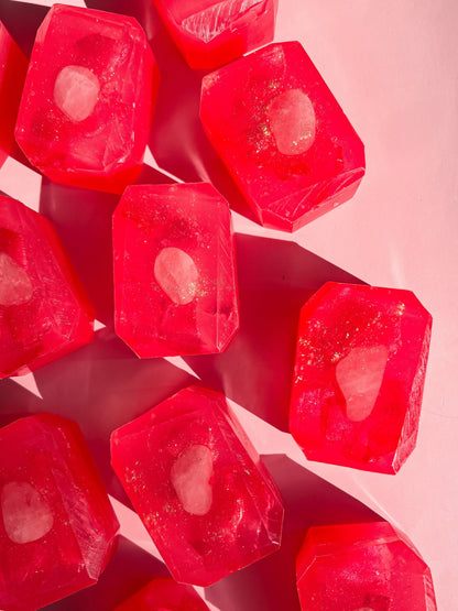 Goddess of Love Soap - Rose Quartz Ritual Bar