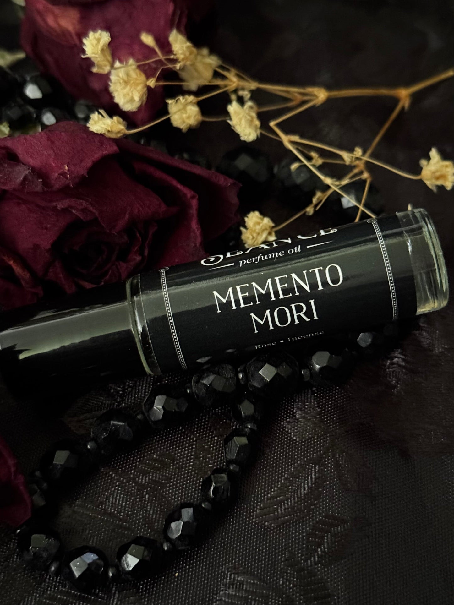 Memento Mori Perfume Oil Roller | Rose & Nag Champa
