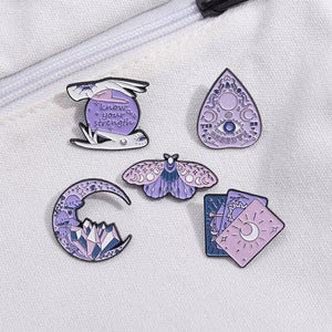 Lavender Witch Essentials Enamel Pin Set