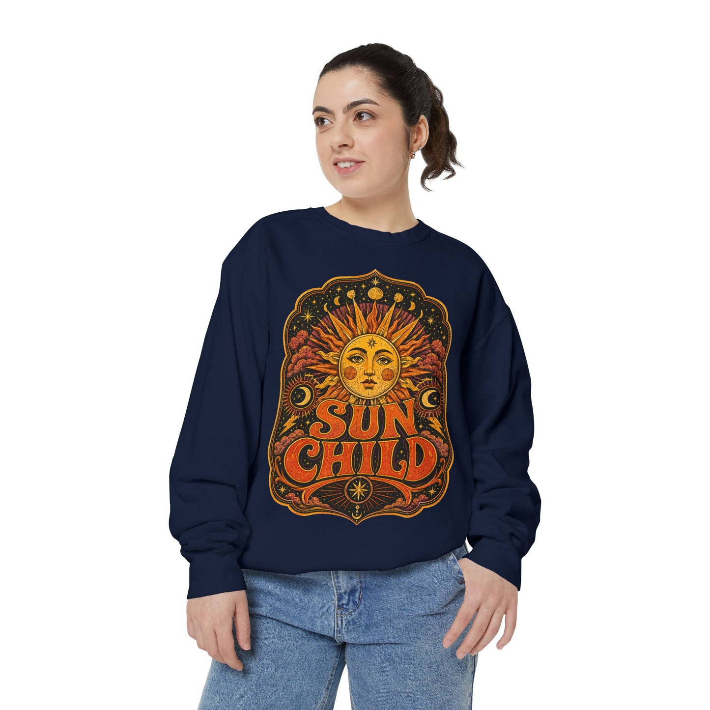 Sun Child Garment-Dyed Sweatshirt