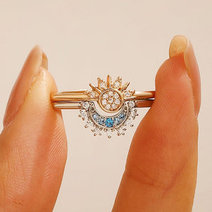 Sol-Luna Ring Set