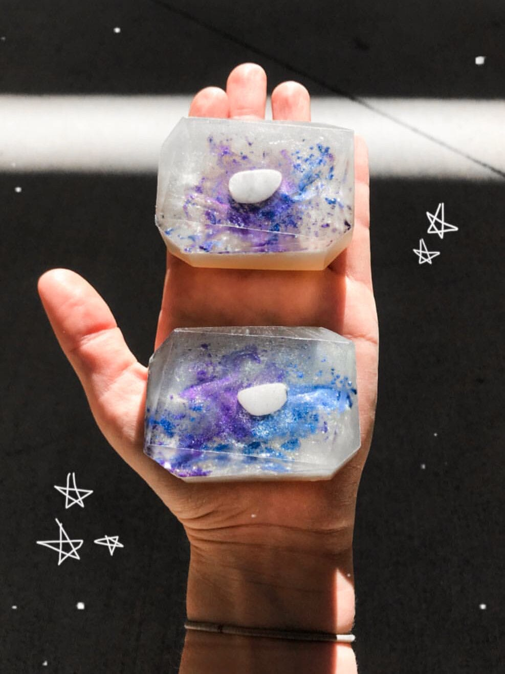 Moon Child Soap - Rainbow Moonstone Crystal Ritual Bar