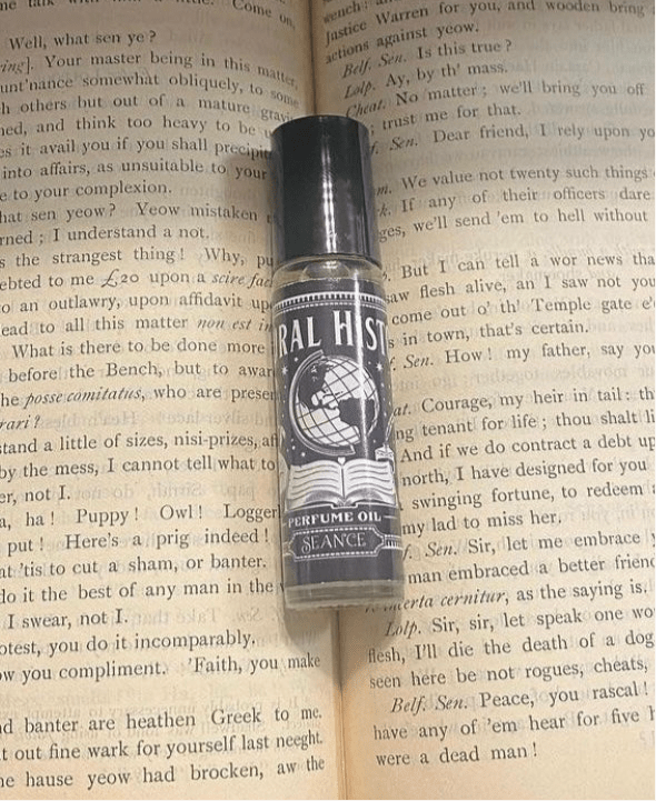 Natural History Perfume Oil Roller | Old Books & Black Tea