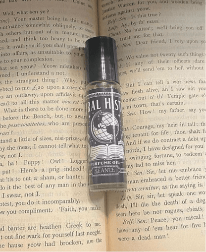 Natural History Perfume Oil Roller | Old Books & Black Tea