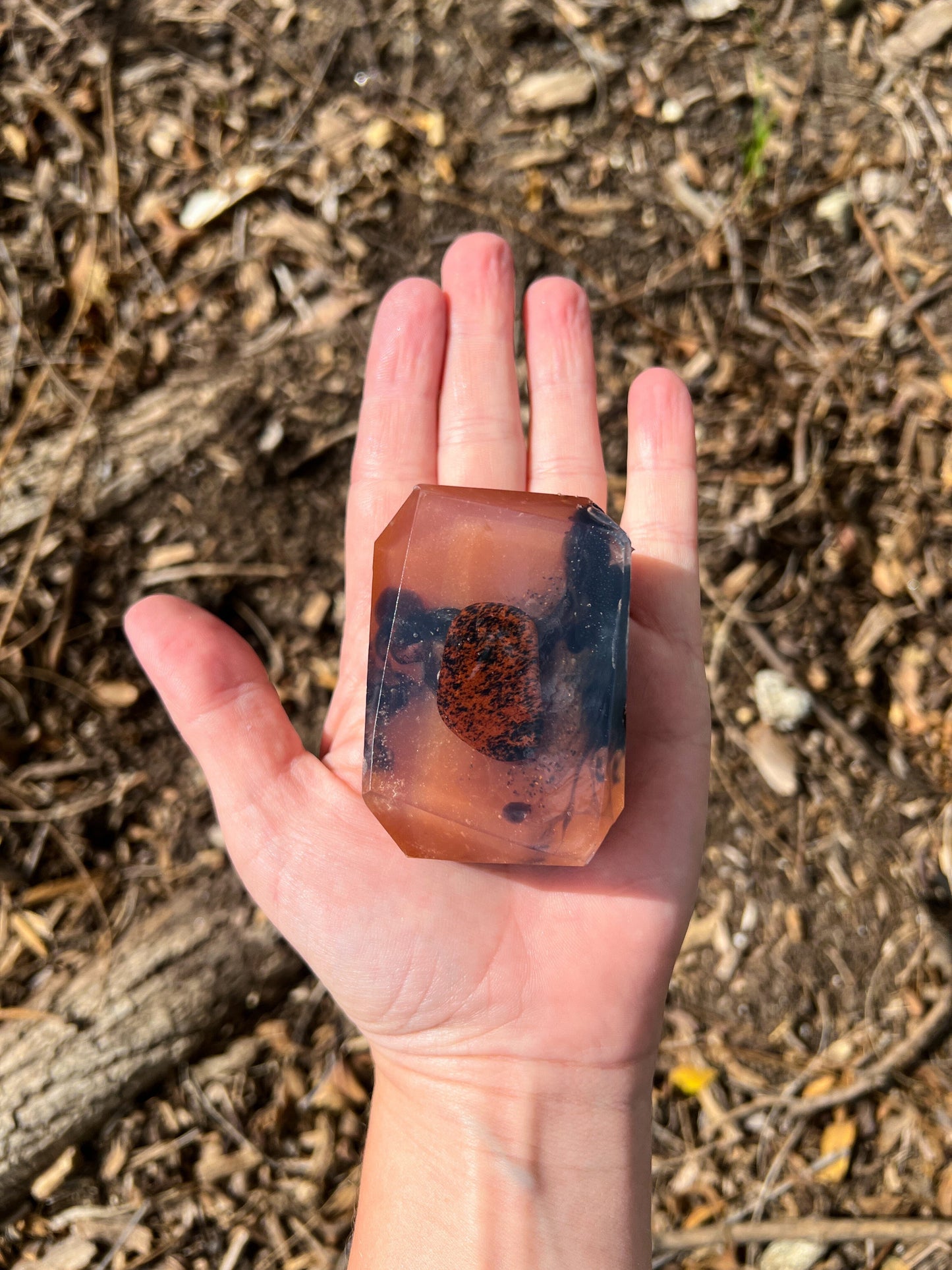 Earthbound Soap - Mahogany Obsidian Ritual Bar