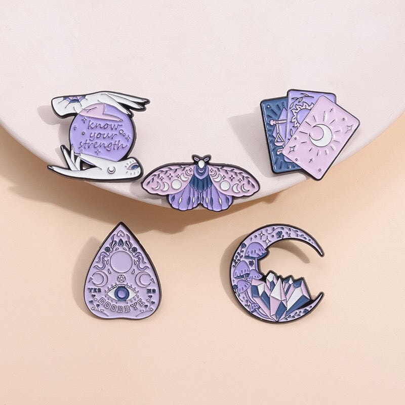 Lavender Witch Essentials Enamel Pin Set