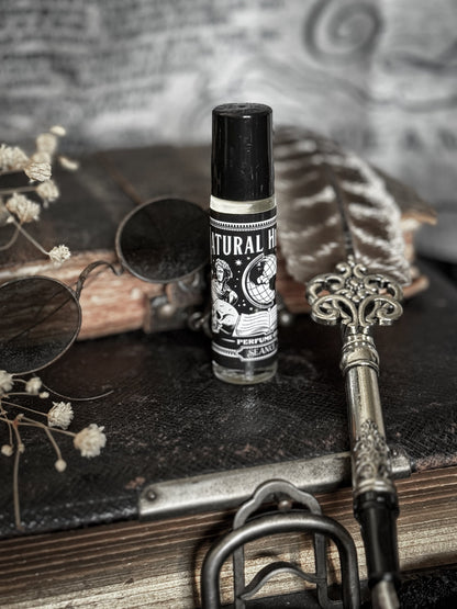 Natural History Perfume Oil Roller | Old Books & Black Tea