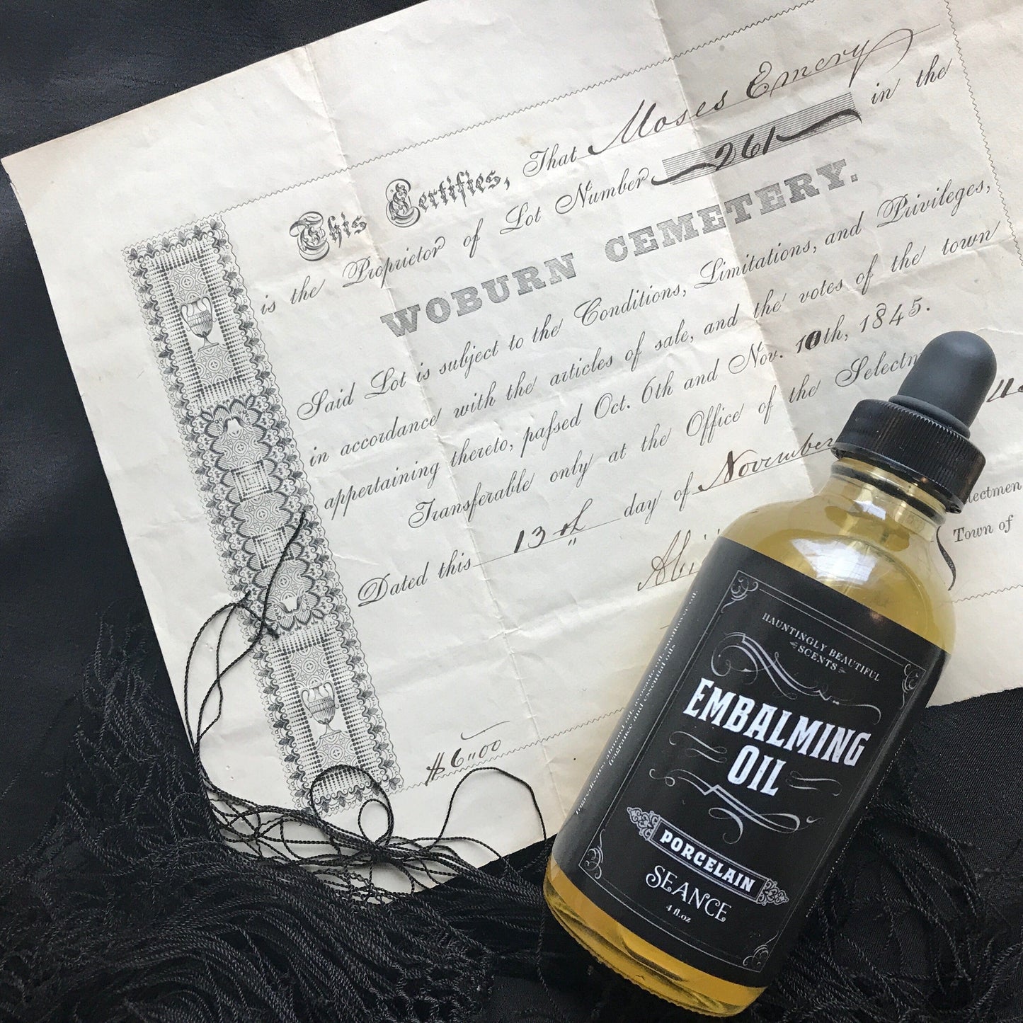 Porcelain Embalming Lotion Body Oil | Vanilla, Walnut & Floral