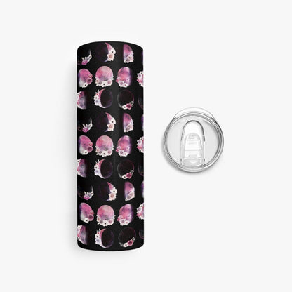 Floral Moons Skinny Tumbler