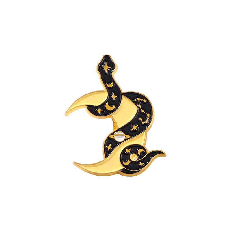 Gothic Snake Enamel Pin Set