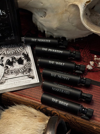 The Penny Dreadfuls Perfume Oil Sample Set | Monsters Collection